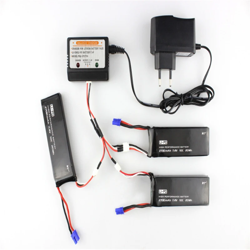 H501S 2PCS or 3pcs Battery 10C 7.4V 2700mah RC Drone Battery For H501s RC Quadcopter Drone Spare Parts
H501S 2PCS or 3pcs Battery 10C 7.4V 2700mah RC Drone Battery For H501s RC Quadcopter Drone Spare Parts