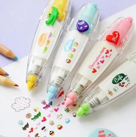 4 Pcs/Lot Korea Stationery Cute Novelty Decorative Correction Tape Correction Fluid School & Office Supply
4 Pcs/Lot Korea Stationery Cute Novelty Decorative Correction Tape Correction Fluid School & Office Supply
