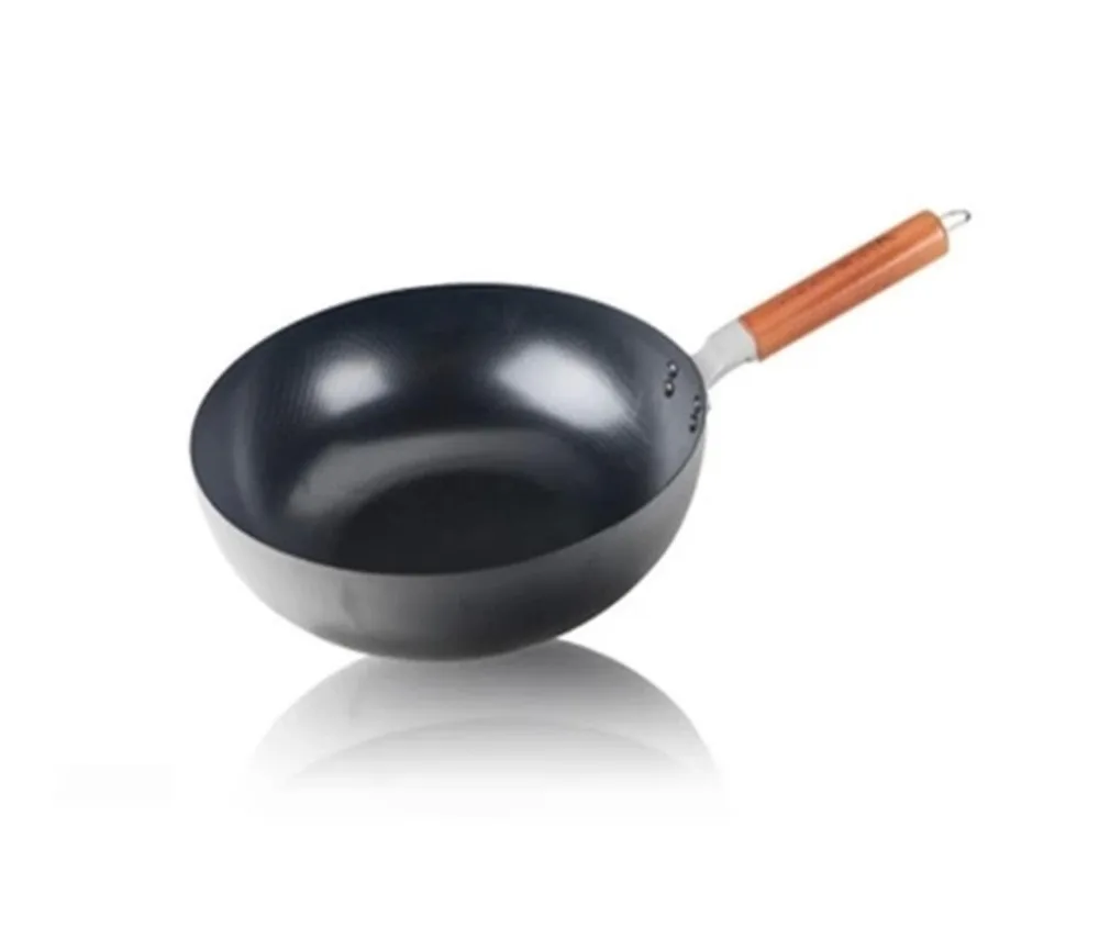 Сковорода/стейк из чистого железа без покрытия диаметр 30 см 1 шт.|chinese pans|frying panpan pan