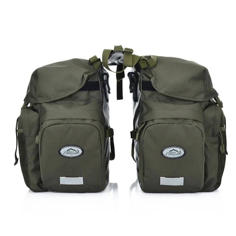 2019 New Retro Canvas Bicycle Carrier Bag 50L Rear Rack Trunk Bike Luggage Back Seat Pannier Reflectivs Cycling Storage Two Bag
2019 New Retro Canvas Bicycle Carrier Bag 50L Rear Rack Trunk Bike Luggage Back Seat Pannier Reflectivs Cycling Storage Two Bag