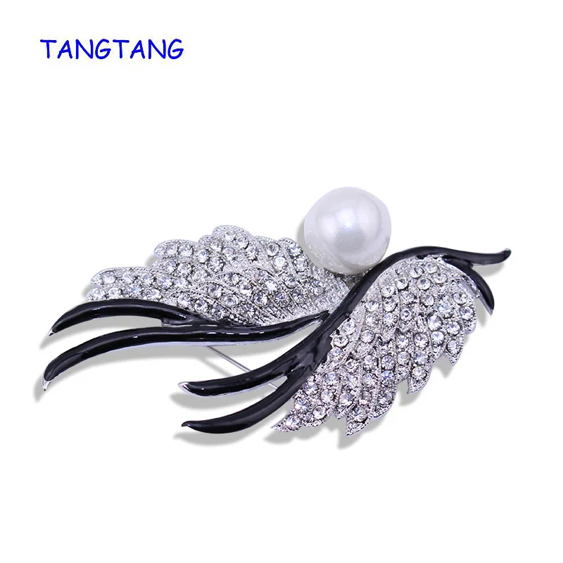 New High-end Classic Flying Feather Brooch Rhinestone Paving Simulated Pearl Handmade Enamel Elegant Women Tasteful Item: BH8182
New High-end Classic Flying Feather Brooch Rhinestone Paving Simulated Pearl Handmade Enamel Elegant Women Tasteful Item: BH8182