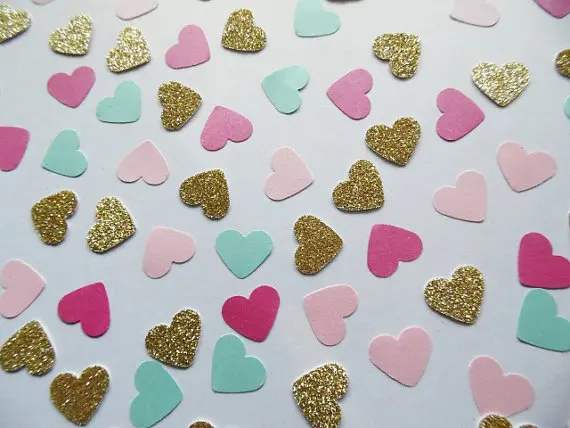Glitter Light Pink and Turquoise Shimmer Hearts, Table Scatter, Party Decoration, Bridal cft Table decor scrapbook Confettis
Glitter Light Pink and Turquoise Shimmer Hearts, Table Scatter, Party Decoration, Bridal cft Table decor scrapbook Confettis