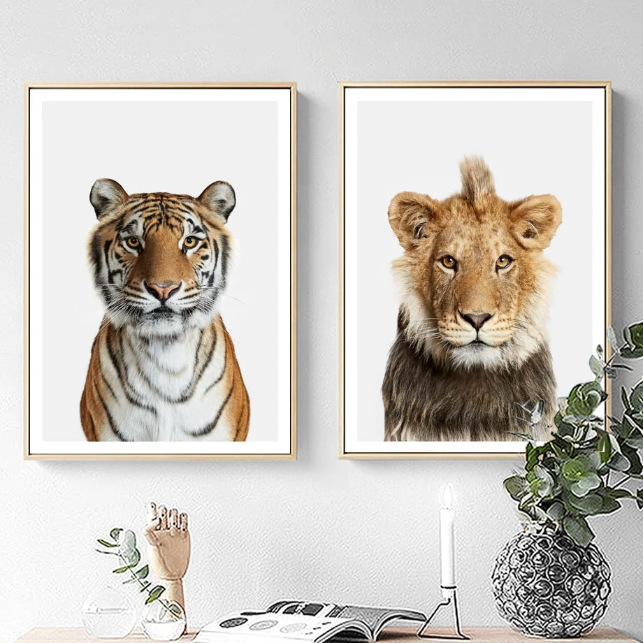 Modern Minimalism Tiger Lion Animals Nordic Posters And Prints Wall Art Canvas Painting Wall Pictures For Living Room Home Decor
Modern Minimalism Tiger Lion Animals Nordic Posters And Prints Wall Art Canvas Painting Wall Pictures For Living Room Home Decor