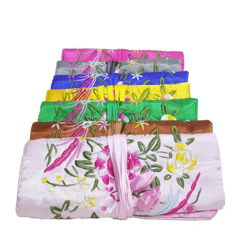 50pcs Embroidered Lucky Folding 3 Zipper Bag Strap Satin Jewelry Roll Up Pouch Makeup Bag Chinese Style Cosmetic Storage
50pcs Embroidered Lucky Folding 3 Zipper Bag Strap Satin Jewelry Roll Up Pouch Makeup Bag Chinese Style Cosmetic Storage