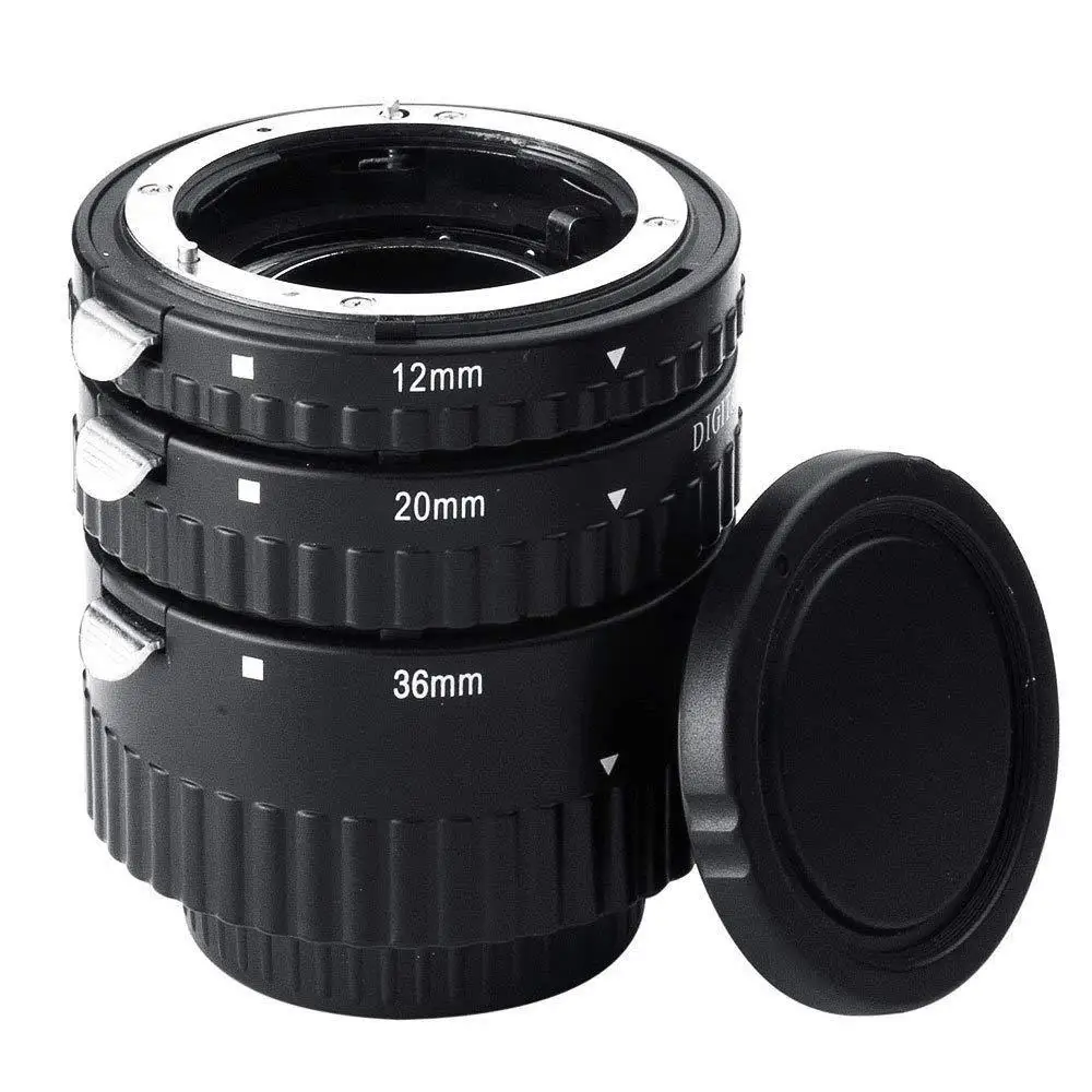 

TWISTER.CK Extnp Auto Focus Macro Extension Tube Set for Nikon AF AF-S DX FX SLR Cameras