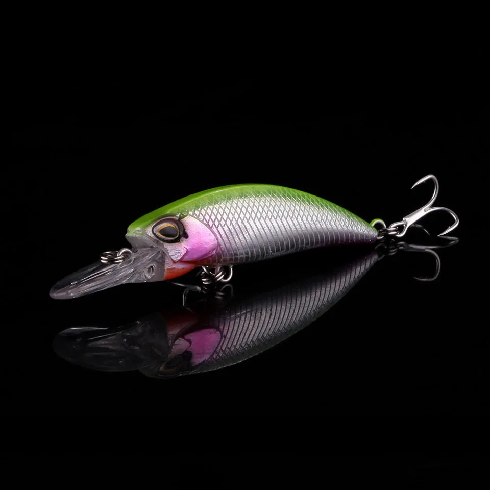 Ходить рыбы новая Рыболовная Приманка Minnow 65 мм 5 1g воблеры 0 8 1 м бас Щука жесткая