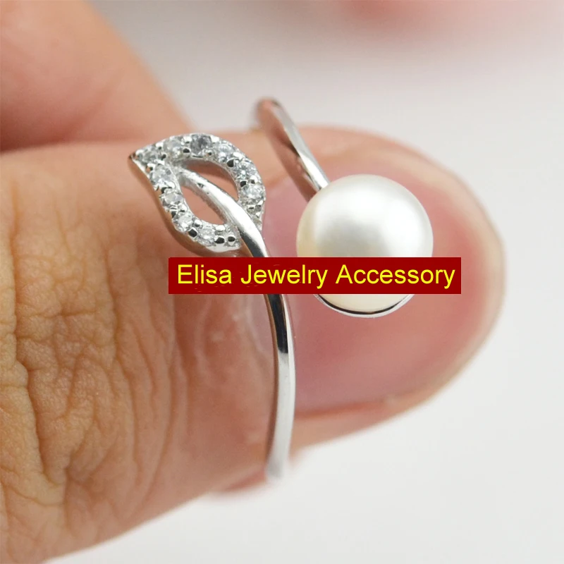 925 Sterling Silver Rings Holder Pearl Rings Settings Acc Leaf Style Findings Adjustable Rings Components DIY Jewelry Findings
925 Sterling Silver Rings Holder Pearl Rings Settings Acc Leaf Style Findings Adjustable Rings Components DIY Jewelry Findings