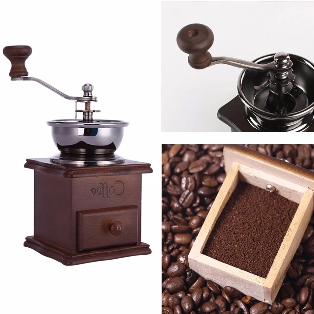 Antique Household Manual Grinder Coffee Grinder Coffee Maker Coffee Bean Grinder Stainless Steel With Wooden Base Coffee Grinder
Antique Household Manual Grinder Coffee Grinder Coffee Maker Coffee Bean Grinder Stainless Steel With Wooden Base Coffee Grinder