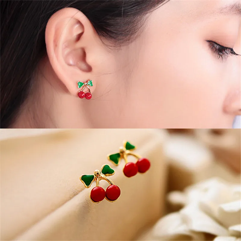 Pendientes Boucles Hot Sale New Style Fashion Cute Sweet Red Cherry Stud Earrings For Women Jewelry Accessories
Pendientes Boucles Hot Sale New Style Fashion Cute Sweet Red Cherry Stud Earrings For Women Jewelry Accessories
