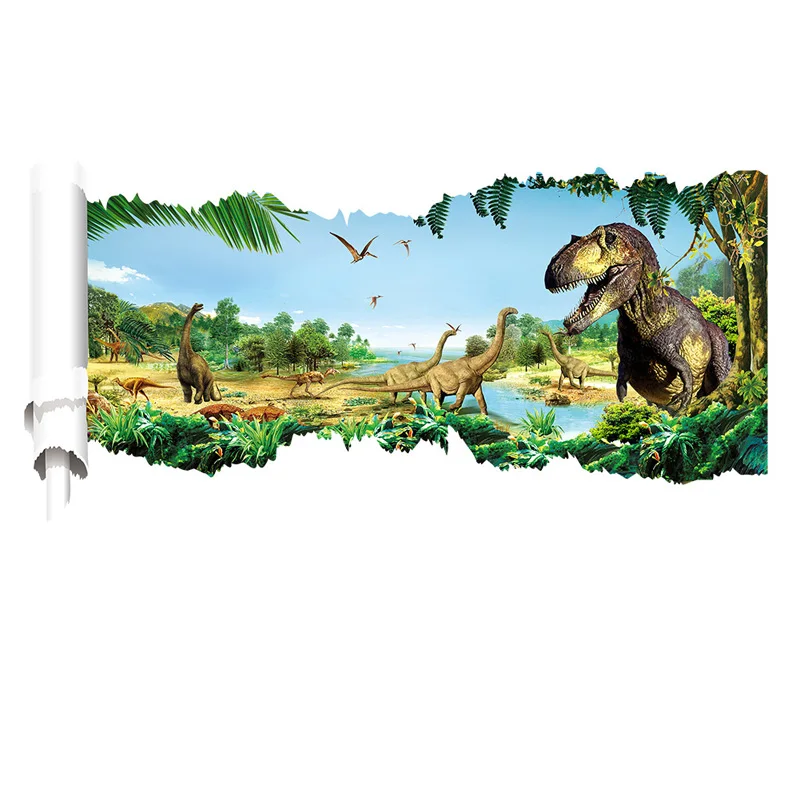 3D Dinosaur World wall stickers for kids Childrens rooms living room background decoration mural home stickers decals wallpaper
3D Dinosaur World wall stickers for kids Childrens rooms living room background decoration mural home stickers decals wallpaper