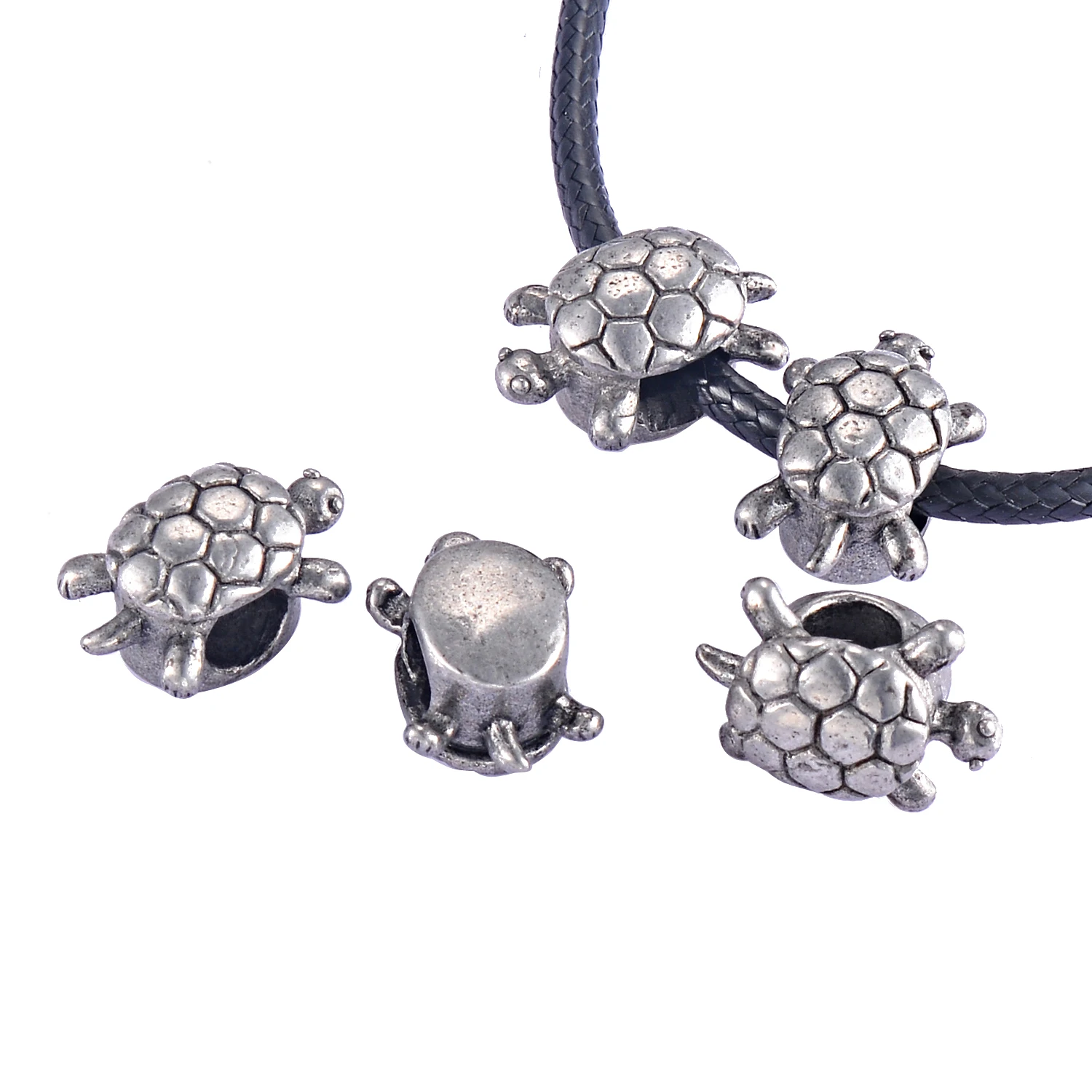 5pcs Stainless Steel Big Hole Charms Animail Turtle Bracelet Accessory DIY Charm Jewelry Findings
5pcs Stainless Steel Big Hole Charms Animail Turtle Bracelet Accessory DIY Charm Jewelry Findings