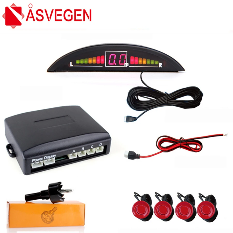 Автомобильный парктроник Asvegen, радар для парковки с 4 датчиками, с LED экраном и подсветкой
Автомобильный парктроник Asvegen, радар для парковки с 4 датчиками, с LED экраном и подсветкой