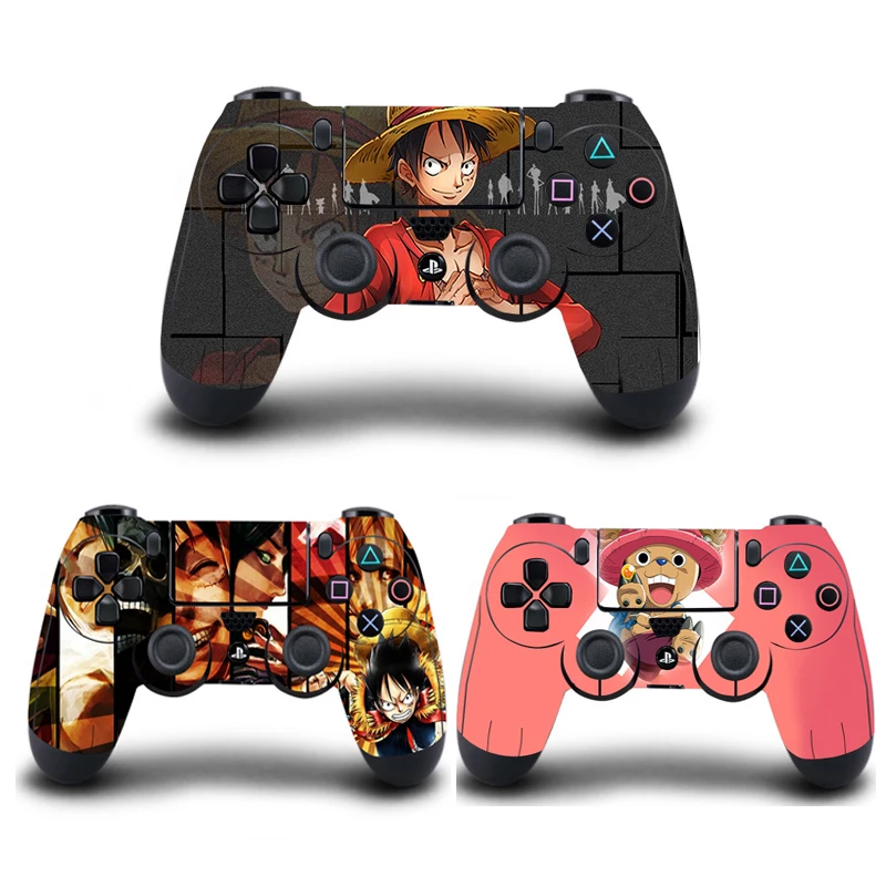 Пара контроллер кожи один кусок полное покрытие наклейки для Playstation 4 Dualshock