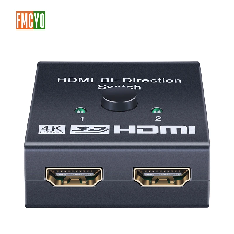 FMCYO HDMI KVM переключатель 1080P Разрешение коммутатор 1 порт шт обмен 2 устройства для