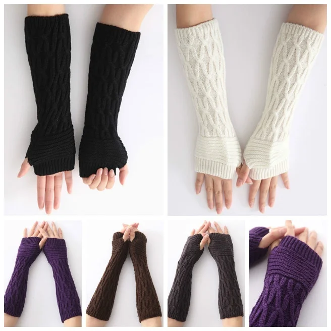 50Pcs/Lot 25Pair Arm Warmers New Women's Autumn Knitted Ankle Long Arm Warmer Wool Fingerless Glove Half Sleeves
50Pcs/Lot 25Pair Arm Warmers New Women's Autumn Knitted Ankle Long Arm Warmer Wool Fingerless Glove Half Sleeves