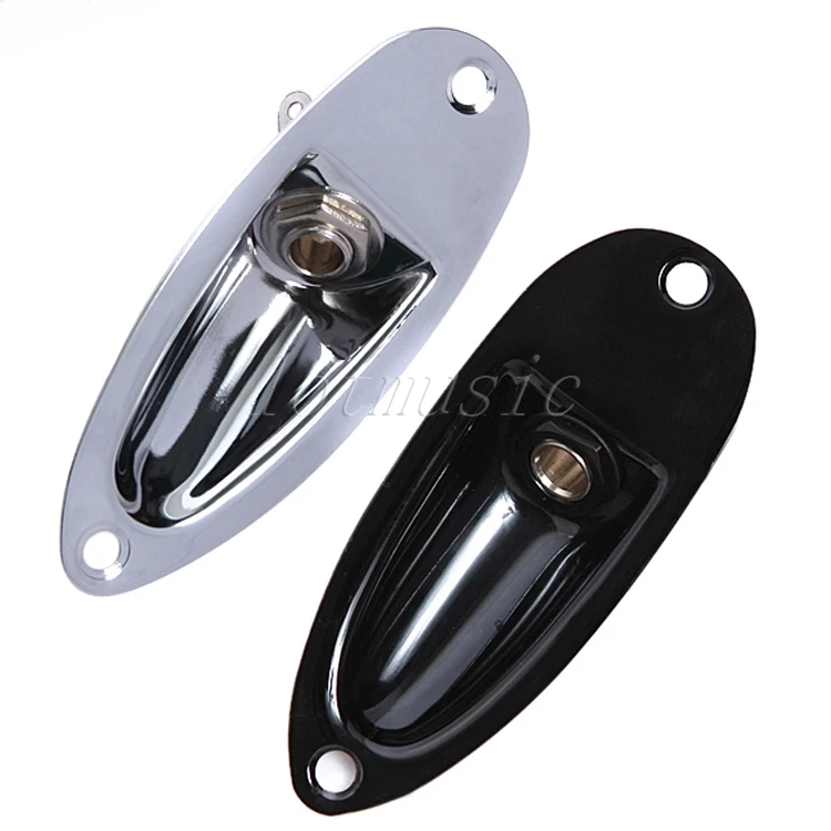 2Pcs Boat Output Jack Plate Socket For Fender Strat Guitar Replacement Silver and Black
2Pcs Boat Output Jack Plate Socket For Fender Strat Guitar Replacement Silver and Black