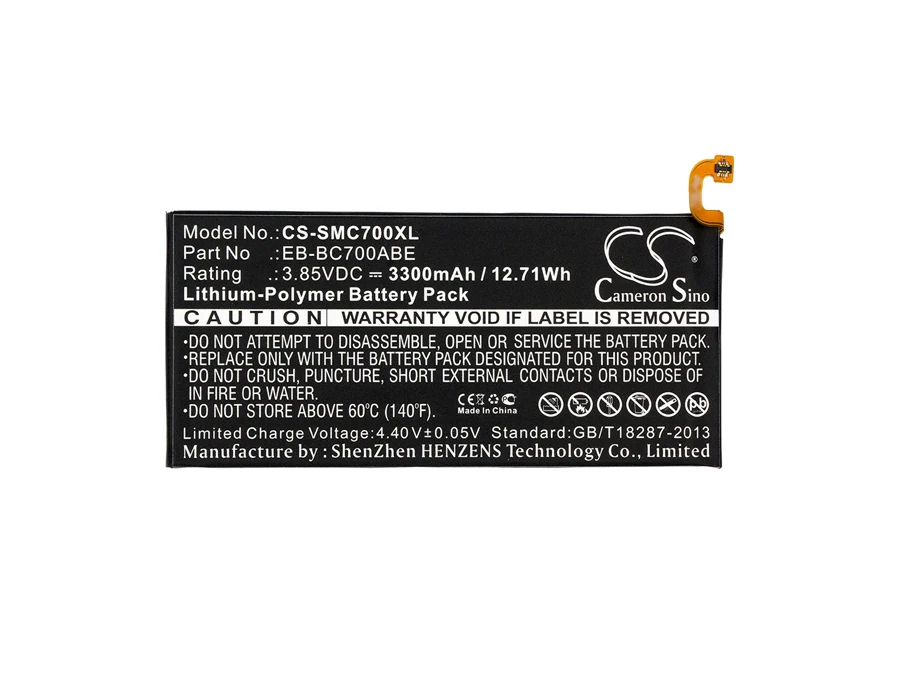Cameron Sino 3300 мАч аккумулятор для Samsung Galaxy C7 Duos EB BC700ABE SM C7000 C7010 C7018/DS|Аккумуляторы