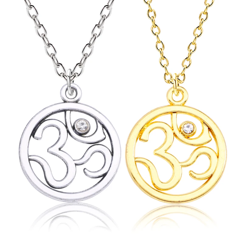 Trendy Yoga OM Necklace For Women Alloy Yoga Necklaces & Pendants Inspiring Sport Hindu Jewelry Accessories Collares
Trendy Yoga OM Necklace For Women Alloy Yoga Necklaces & Pendants Inspiring Sport Hindu Jewelry Accessories Collares