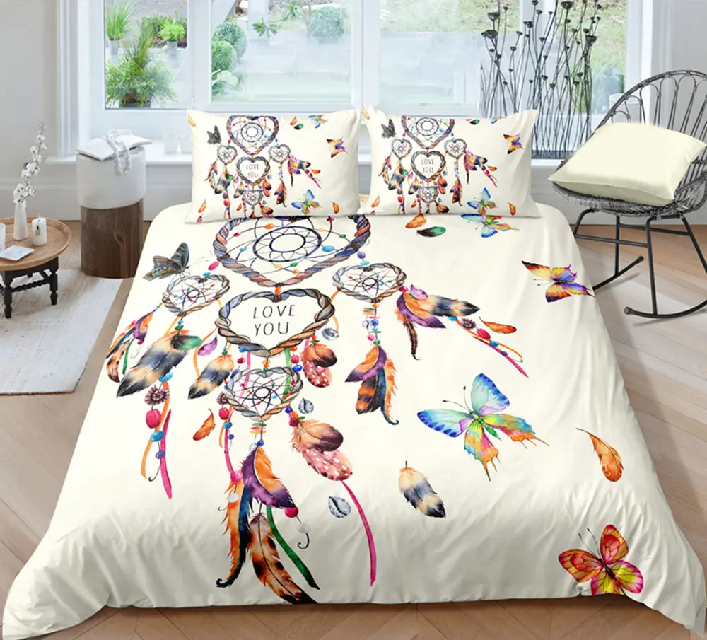 Thumbedding Dropship Dreamcatcher Blue Watercolor Printed Bedding Sets King 3D Duvet Cover Set Unique Designed Bed Set 3pcs
Thumbedding Dropship Dreamcatcher Blue Watercolor Printed Bedding Sets King 3D Duvet Cover Set Unique Designed Bed Set 3pcs