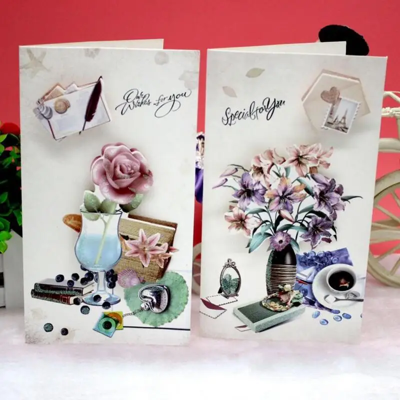 8pcs/lot 3D Print Women's Day Mother's Day Greeting Card Graduation Memorial Bless The Message Card
8pcs/lot 3D Print Women's Day Mother's Day Greeting Card Graduation Memorial Bless The Message Card