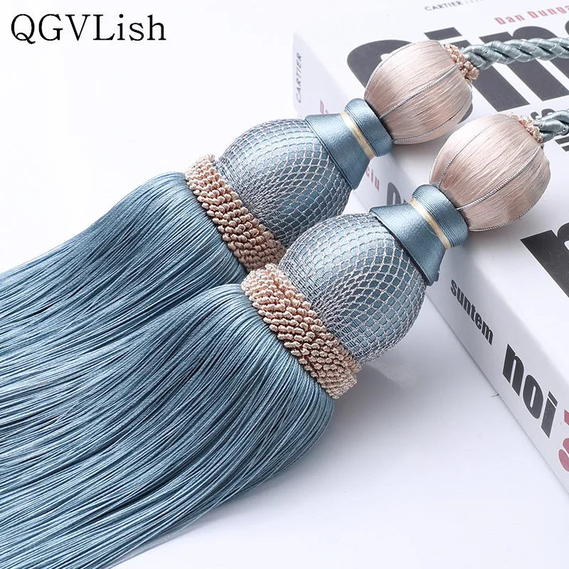 QGVLish 2Pcs 4 Balls Tennis Curtain Tassel Fringe Tiebacks Straps Hanging Belt Curtain Accessories Brush Bind Straps Buckle
QGVLish 2Pcs 4 Balls Tennis Curtain Tassel Fringe Tiebacks Straps Hanging Belt Curtain Accessories Brush Bind Straps Buckle