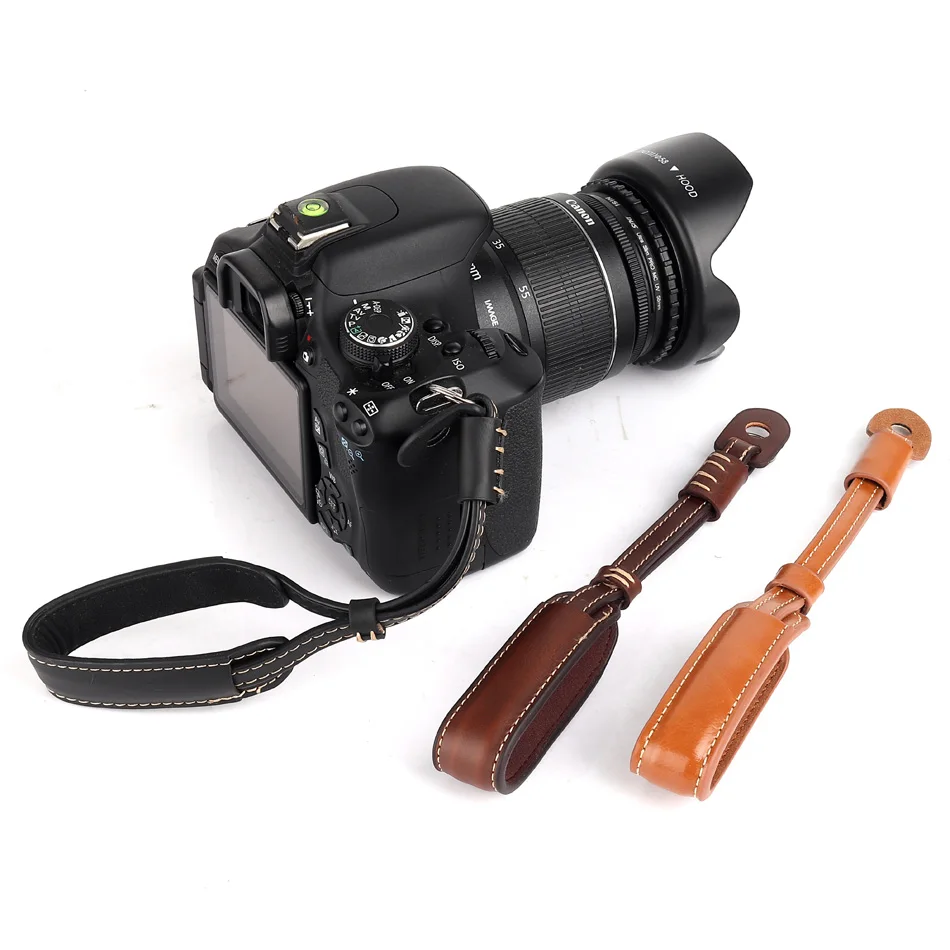 Кожаный ремешок на запястье с одной микро камерой для Fujifilm|Ремни камер| |