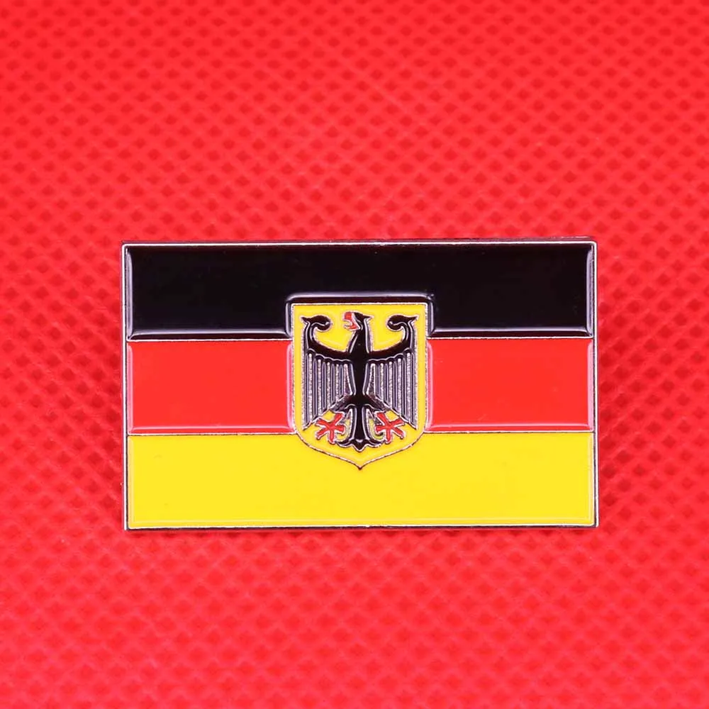 Germany flag pin Reich eagle badge ensign brooch men coat shirt accessories jewelry patriotic gift
Germany flag pin Reich eagle badge ensign brooch men coat shirt accessories jewelry patriotic gift
