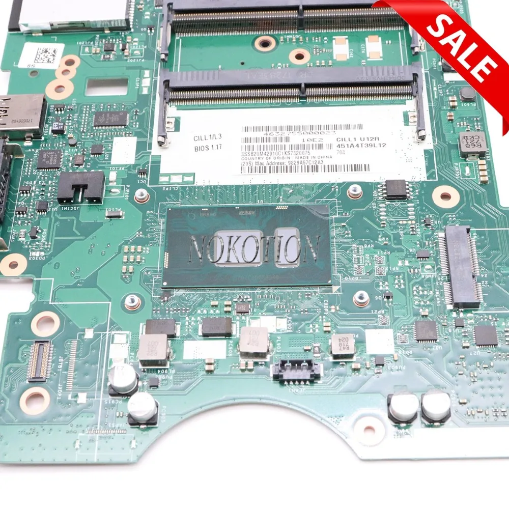 Материнская плата NOKOTION CILL1 L2 для ноутбука lenovo ThinkPad L570 15 6 дюйма FULL TEST | Компьютеры и