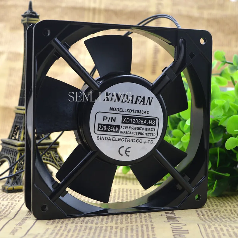 Free shipping XINDAFAN XD12025A2HS 12CM 220V 120*120*25 AC aluminum frame cooling fan
Free shipping XINDAFAN XD12025A2HS 12CM 220V 120*120*25 AC aluminum frame cooling fan