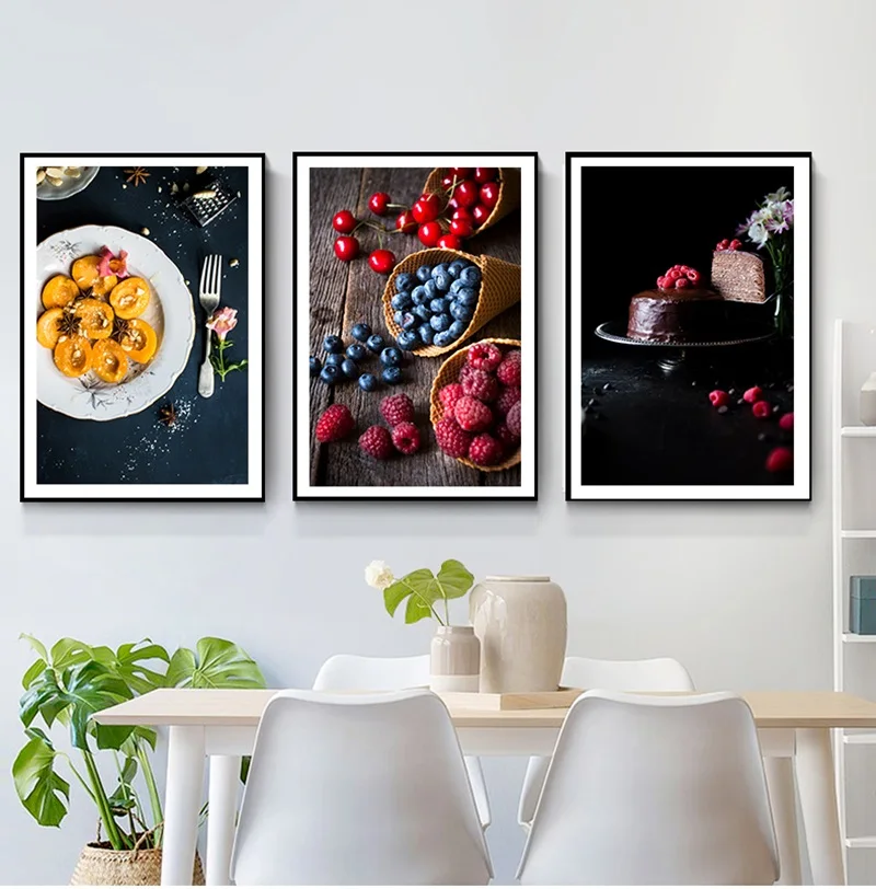 Nordic Dessert Fruit Photography Canvas Painting Modern Home Decoration Pictures for Dinning Room Wall Art Poster and Prints
Nordic Dessert Fruit Photography Canvas Painting Modern Home Decoration Pictures for Dinning Room Wall Art Poster and Prints