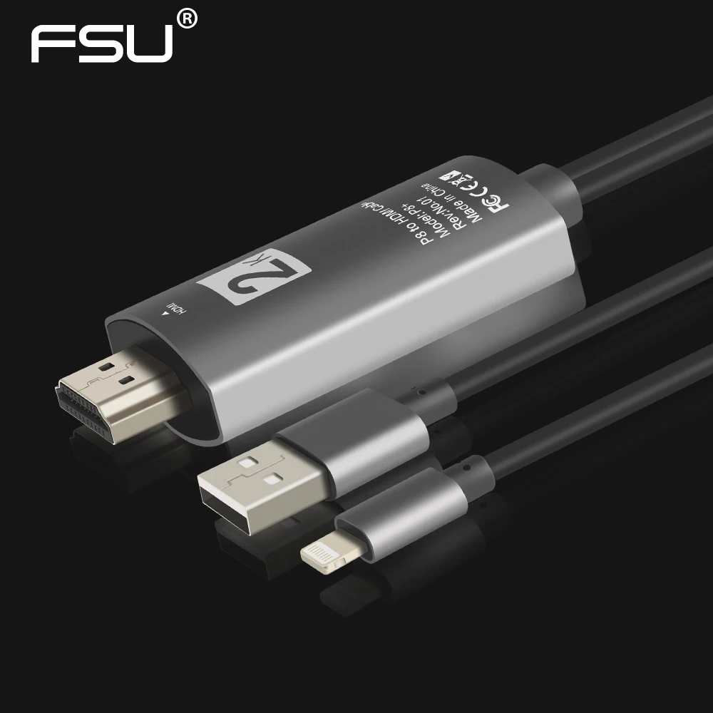 USB кабель Lightning HDMI с зарядным кабелем адаптер 1080p для мобильных телефонов iphone IPad HDTV проектор|to hdmi|hdmi usbhdmi usb cable |