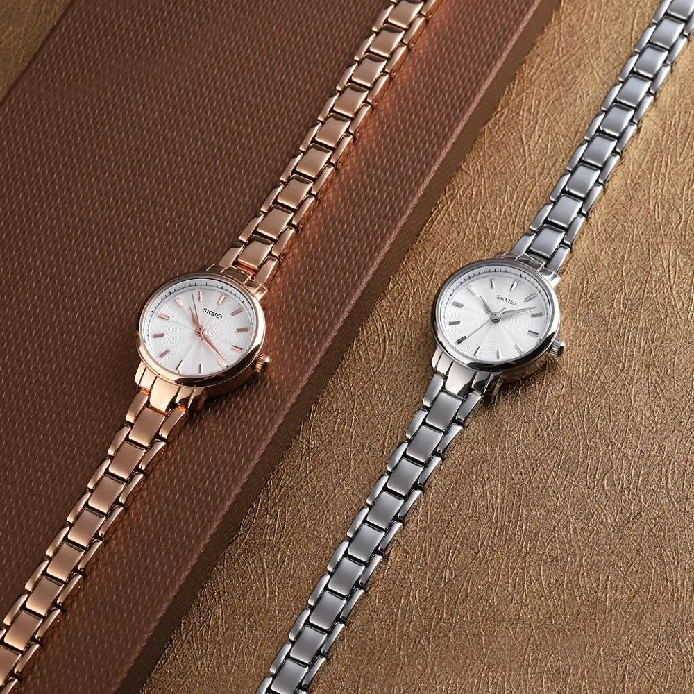 Luxury Women's Watch Fashion Brand SKMEI Quartz Wrist Watches Stainless Steel Ladies Dress Bracelet 30M Waterproof Womens Clock
Luxury Women's Watch Fashion Brand SKMEI Quartz Wrist Watches Stainless Steel Ladies Dress Bracelet 30M Waterproof Womens Clock