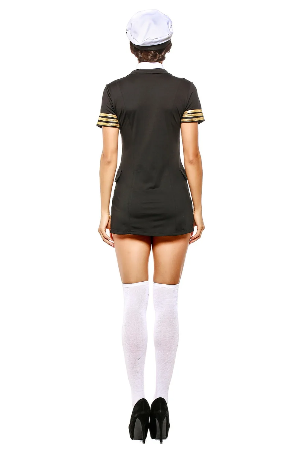 2018 New Halloween Costumes Pilot Uniform Role-playing Costume Halloween Party Dress Women Navy Air Hostess Charm Uniform
2018 New Halloween Costumes Pilot Uniform Role-playing Costume Halloween Party Dress Women Navy Air Hostess Charm Uniform