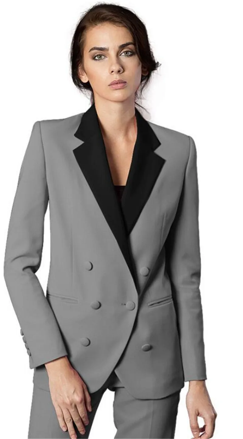 Jacket+Pants Grey Women Business Women Suits Formal Ladies Pant Suits Office Uniform Style Female Trouser PantSuit
Jacket+Pants Grey Women Business Women Suits Formal Ladies Pant Suits Office Uniform Style Female Trouser PantSuit