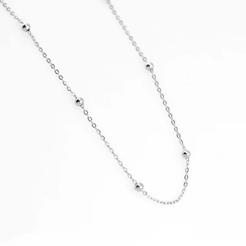 100% Stainless Steel 1.2mm Rolo Link Chain Necklace With Space Ball Sell In 5 Meters Acero Inoxidable Cadenas Factory Outlet
100% Stainless Steel 1.2mm Rolo Link Chain Necklace With Space Ball Sell In 5 Meters Acero Inoxidable Cadenas Factory Outlet