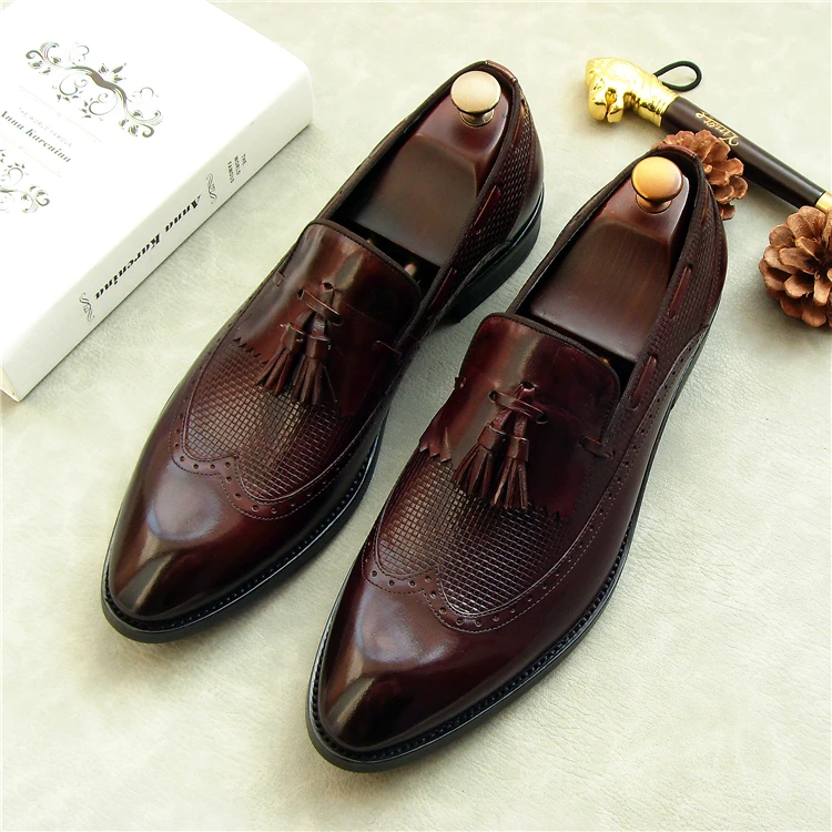 Italian Man Derby Shoes 2018 Spring Fashion Male Wedding Casual Retro Tassels Barque Shoes Wine Red Black Leather Oxfords Hombre
Italian Man Derby Shoes 2018 Spring Fashion Male Wedding Casual Retro Tassels Barque Shoes Wine Red Black Leather Oxfords Hombre