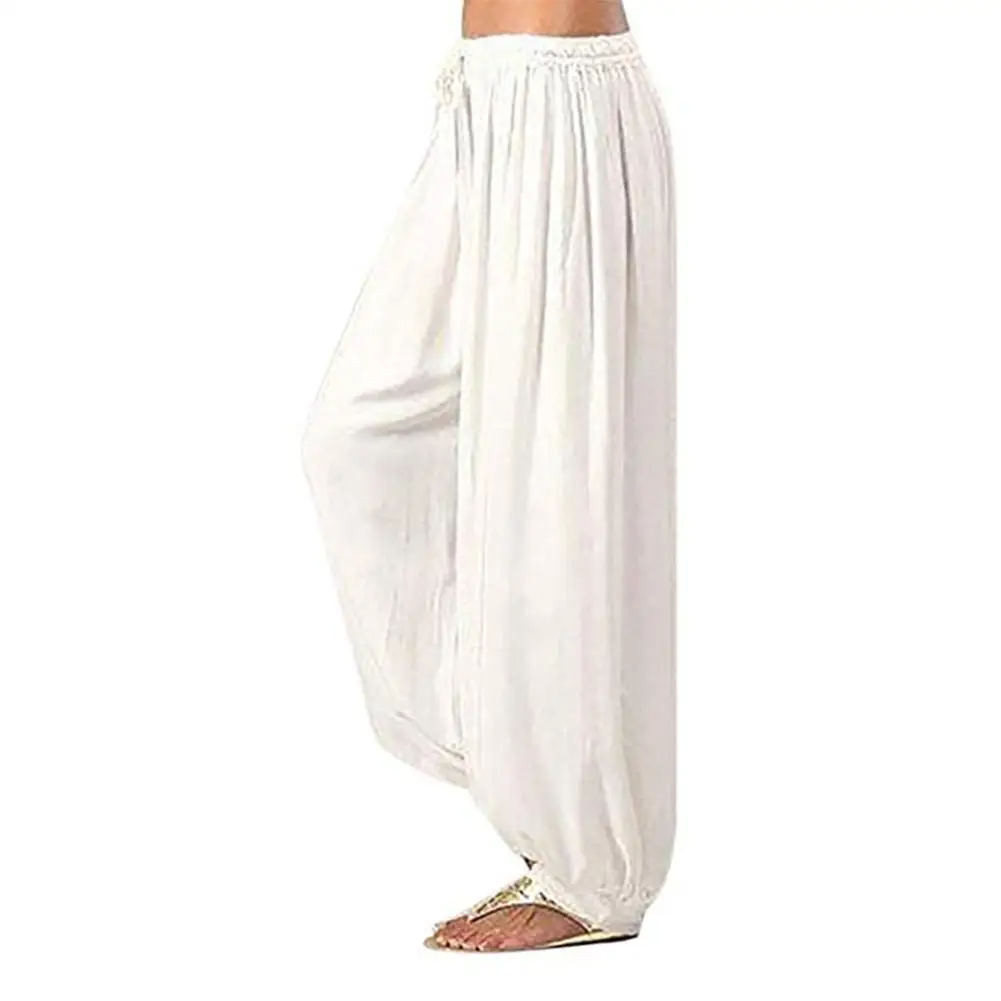 MISSKY Women Pants Irregular Solid Color Loose Pantalettes Pants for National Dance Female Clothes
MISSKY Women Pants Irregular Solid Color Loose Pantalettes Pants for National Dance Female Clothes
