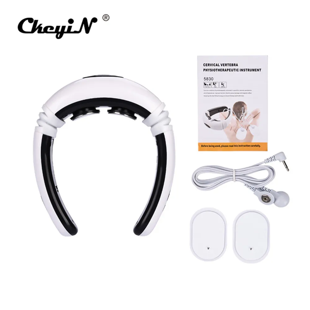CkeyiN 3D Neck Massager Magnetic Therapy Electric Pulse 6 Massage Modes Body Massager for Back Leg Waist Health Care Relaxation
CkeyiN 3D Neck Massager Magnetic Therapy Electric Pulse 6 Massage Modes Body Massager for Back Leg Waist Health Care Relaxation