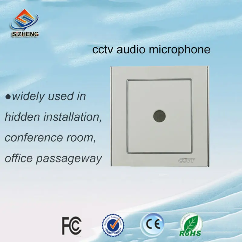 SIZHENG COTT C6 CCTV Микрофон Аудио подслушивающие устройства звуковой монитор