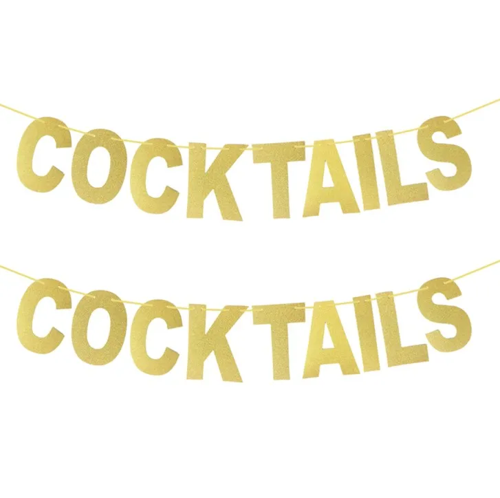 1 Set Creative Cocktails Party Banner Happy Birthday Sign Backdrop Decoration Wedding Party Decorations Supplies
1 Set Creative Cocktails Party Banner Happy Birthday Sign Backdrop Decoration Wedding Party Decorations Supplies