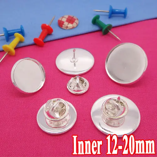 New Arrival Jewelry 20pcs Wholesale Silver Plated Brooch Blank Base with inner 12-14-16-18-20mm Cameo Cabochons Tray
New Arrival Jewelry 20pcs Wholesale Silver Plated Brooch Blank Base with inner 12-14-16-18-20mm Cameo Cabochons Tray