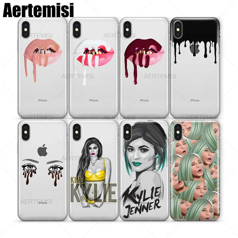 Aertemisi Phone Cases Kylie Jenner Lipstick Lips Kit Cosmetics Clear TPU Case Cover for iPhone 5 5s SE 6 6s 7 8 Plus X
Aertemisi Phone Cases Kylie Jenner Lipstick Lips Kit Cosmetics Clear TPU Case Cover for iPhone 5 5s SE 6 6s 7 8 Plus X