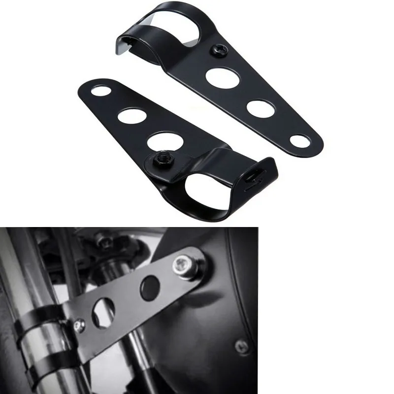 Black/Chrome Universal Motorcycle 33mm-45mm Headlight Mount Bracket Fork Tubes for Bobber Cafe Racer Chopper 1 pair
Black/Chrome Universal Motorcycle 33mm-45mm Headlight Mount Bracket Fork Tubes for Bobber Cafe Racer Chopper 1 pair