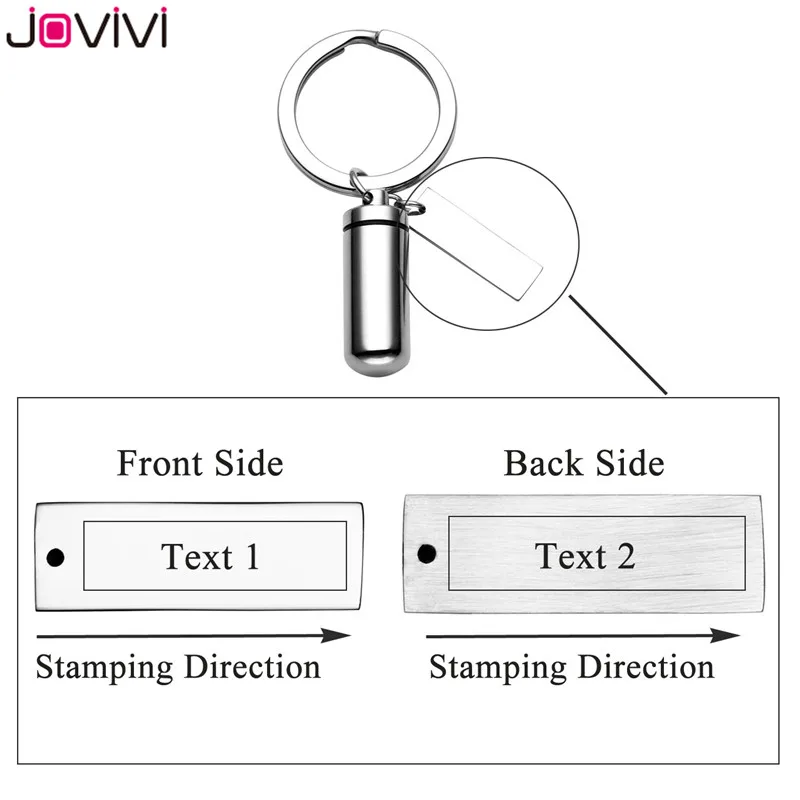 JOVIVI Personalized Custom Stainless Steel Cylinder Bottle Blank Tag Urn Keychain Keepsake Ashes Memorial Pendant Cremation Jewe
JOVIVI Personalized Custom Stainless Steel Cylinder Bottle Blank Tag Urn Keychain Keepsake Ashes Memorial Pendant Cremation Jewe