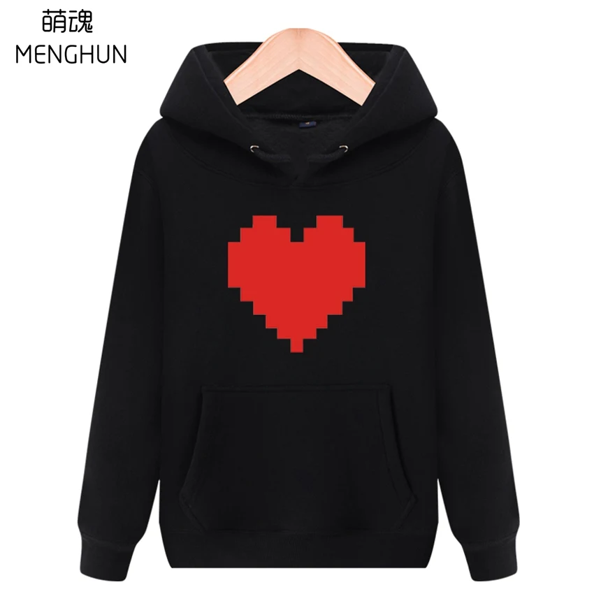Cool game concept 8 bit retro game effect heart printing hoodies Undertale hoodies unisex lovers hoodies warm costume ac730
Cool game concept 8 bit retro game effect heart printing hoodies Undertale hoodies unisex lovers hoodies warm costume ac730