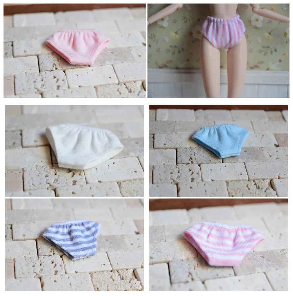 one Doll's Underwear Briefs For Blyth Dolls Knickers for Azone Licca Barbi 1/6 Dolls Panties for Blyth ranties
one Doll's Underwear Briefs For Blyth Dolls Knickers for Azone Licca Barbi 1/6 Dolls Panties for Blyth ranties