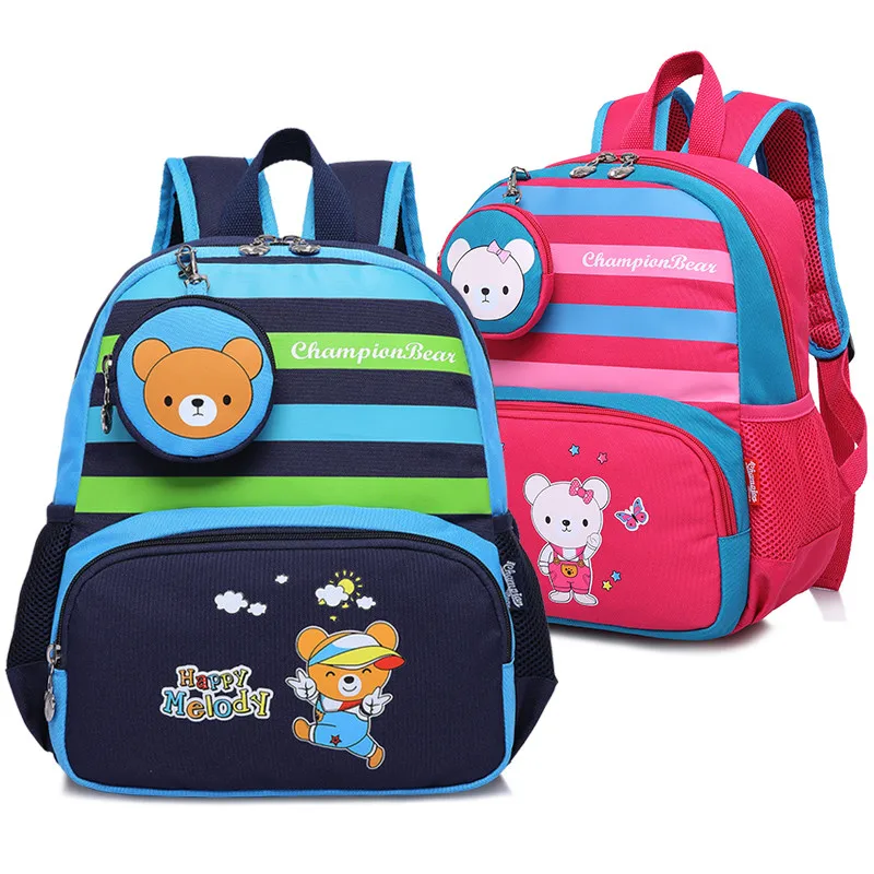 Quality Kindergarten Children Backpack Kids Bag Baby School Bags for Girls and Boys Small mochila infantil | Багаж и сумки