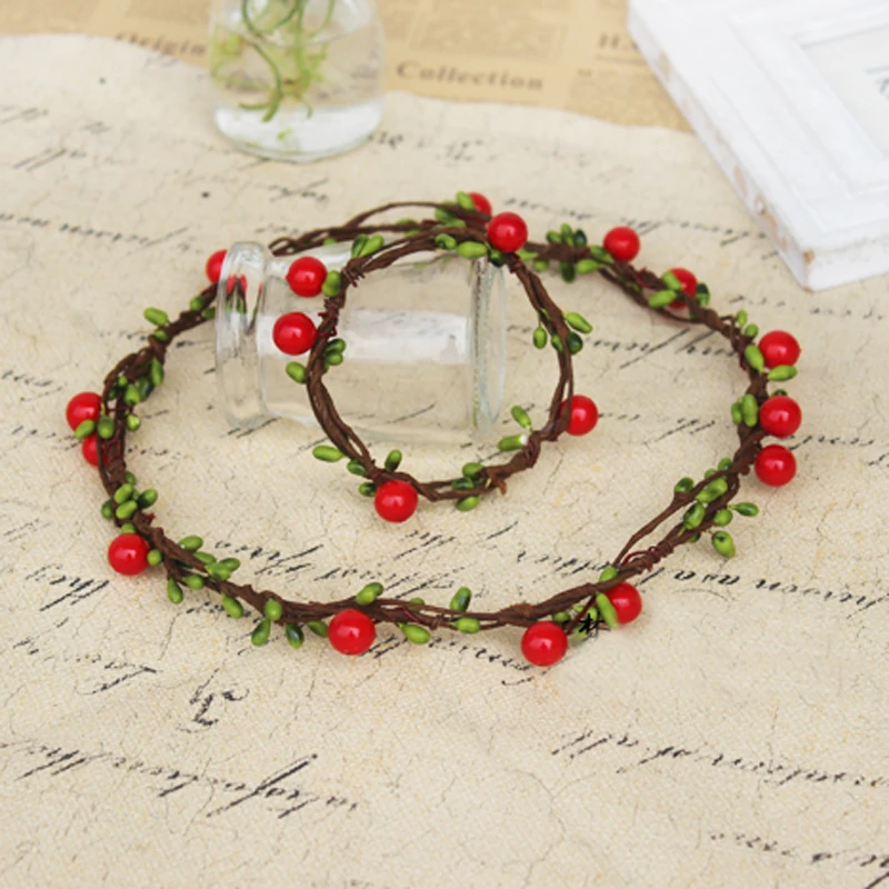 10PCS Berries Leaves Red Rose Handmade Branch Rustic Wreath Garland,floral crown,flower girl,halo,wholesale price,lots sale
10PCS Berries Leaves Red Rose Handmade Branch Rustic Wreath Garland,floral crown,flower girl,halo,wholesale price,lots sale