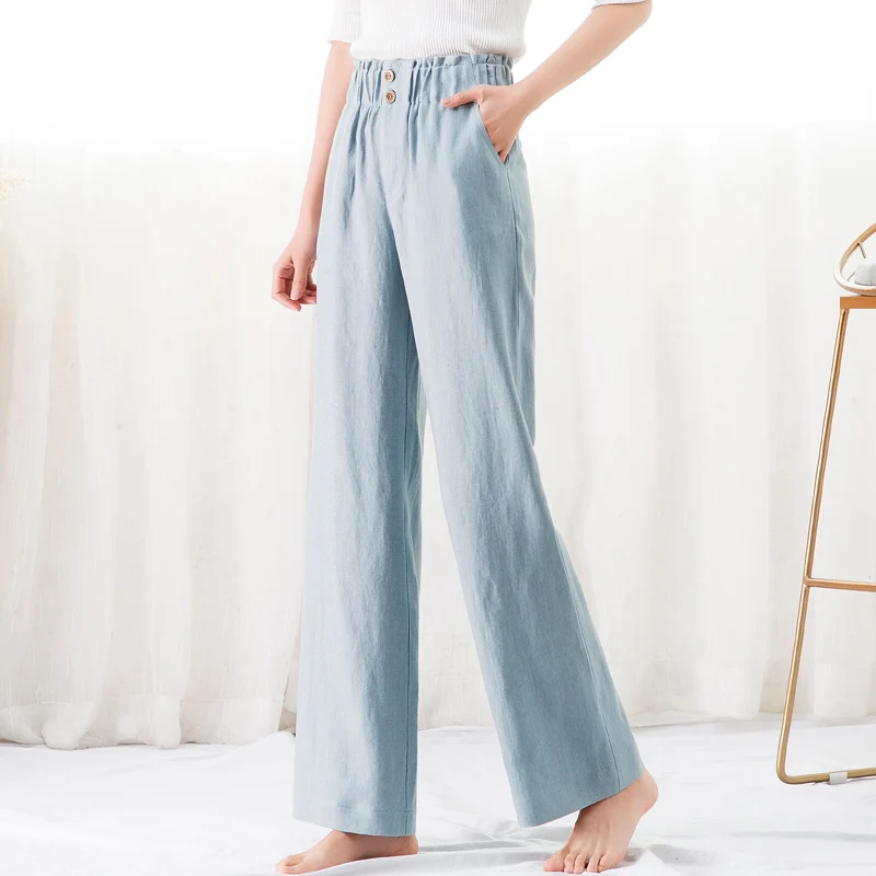 Spring Summer 2019 New Arrival Womens Woman Blue Black White Beige Linen Pants , Fall Wide Leg High Waisted Trousers For Women
Spring Summer 2019 New Arrival Womens Woman Blue Black White Beige Linen Pants , Fall Wide Leg High Waisted Trousers For Women