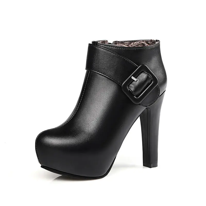 Smeeroon 2020 new zip+buckle autumn winter boots super high heels ankle boots for women round toe women boots big size 33-43
Smeeroon 2020 new zip+buckle autumn winter boots super high heels ankle boots for women round toe women boots big size 33-43